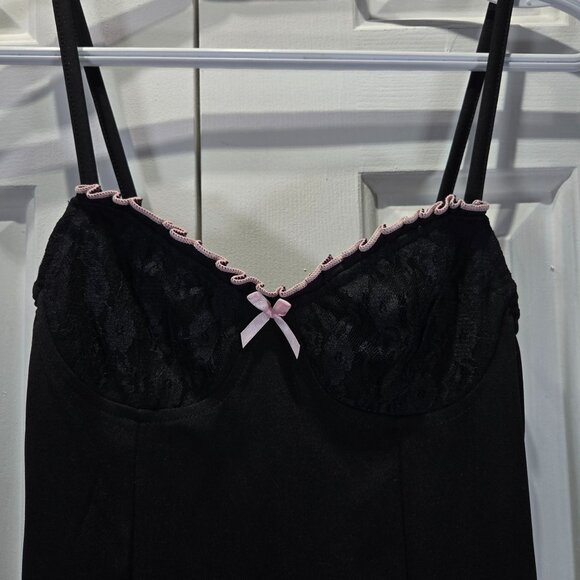 New Cute Black 1 Piece Babydoll Lingerie – Size XSmall - Picture 3 of 5